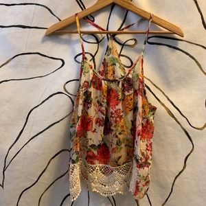 Sheer Floral Tank